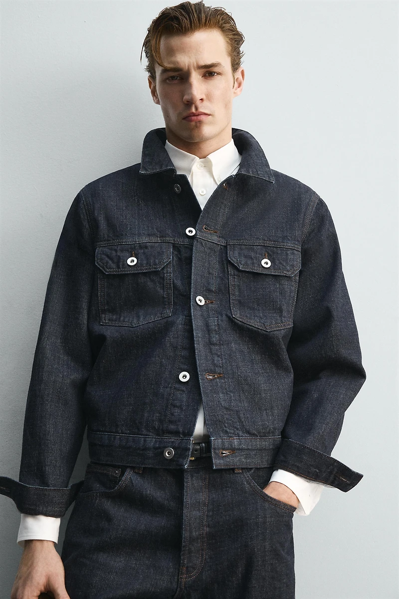 VESTE EN DENIM COUPE COURTE ÉDITION LIMITÉE