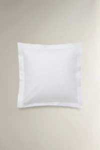 PERCALE COTTON PILLOWCASE WITH FLANGE (500 THREAD COUNT)