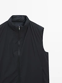Veste sans manches réversible déperlante