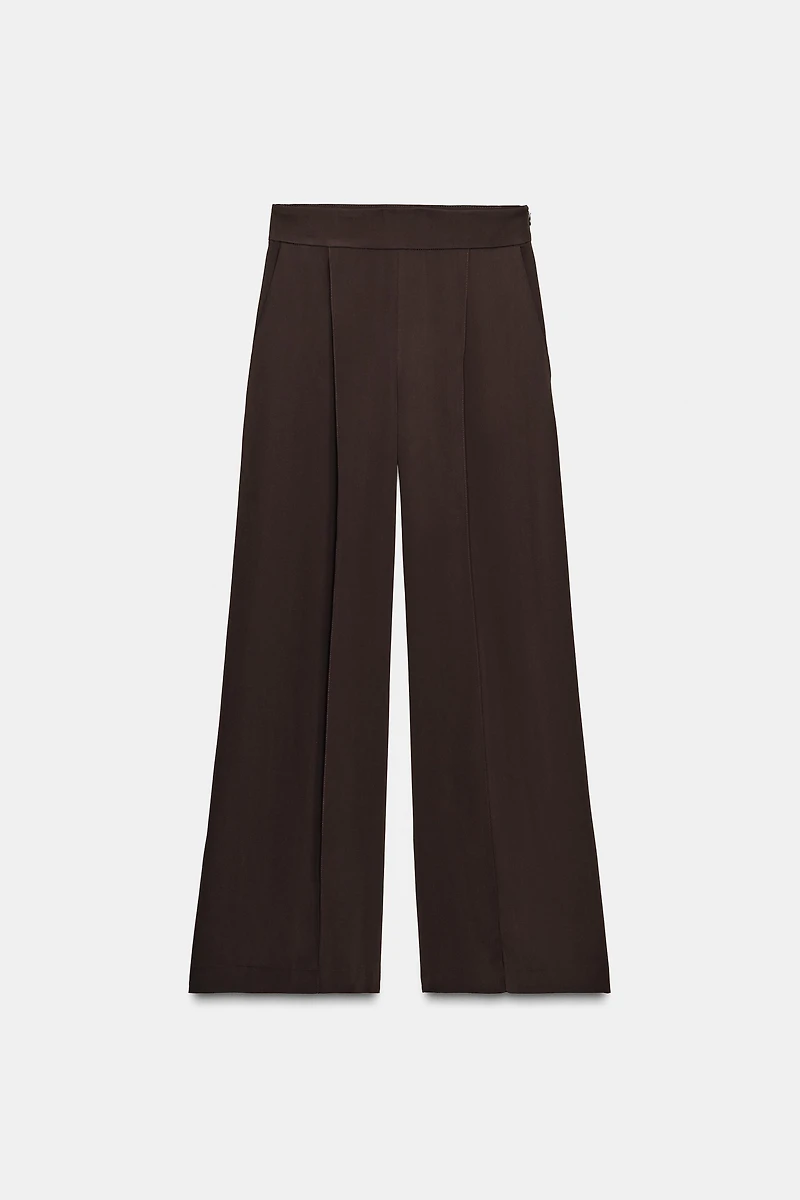 FLOWY PANTS WITH DARTS ZW COLLECTION