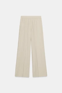 LINEN STRAIGHT LEG PANTS