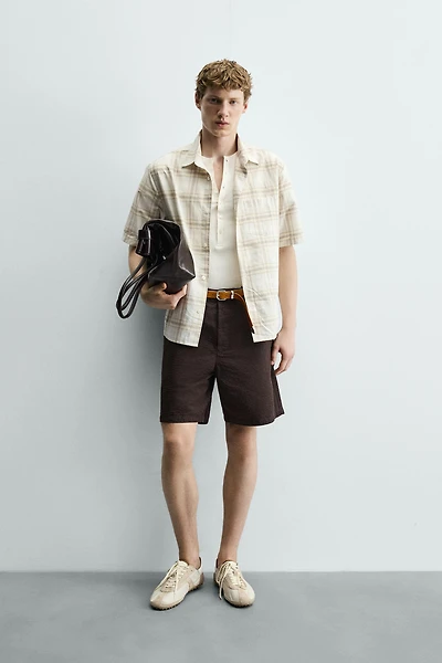 BERMUDA REGULAR FIT SEERSUCKER