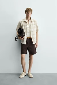 BERMUDA REGULAR FIT SEERSUCKER