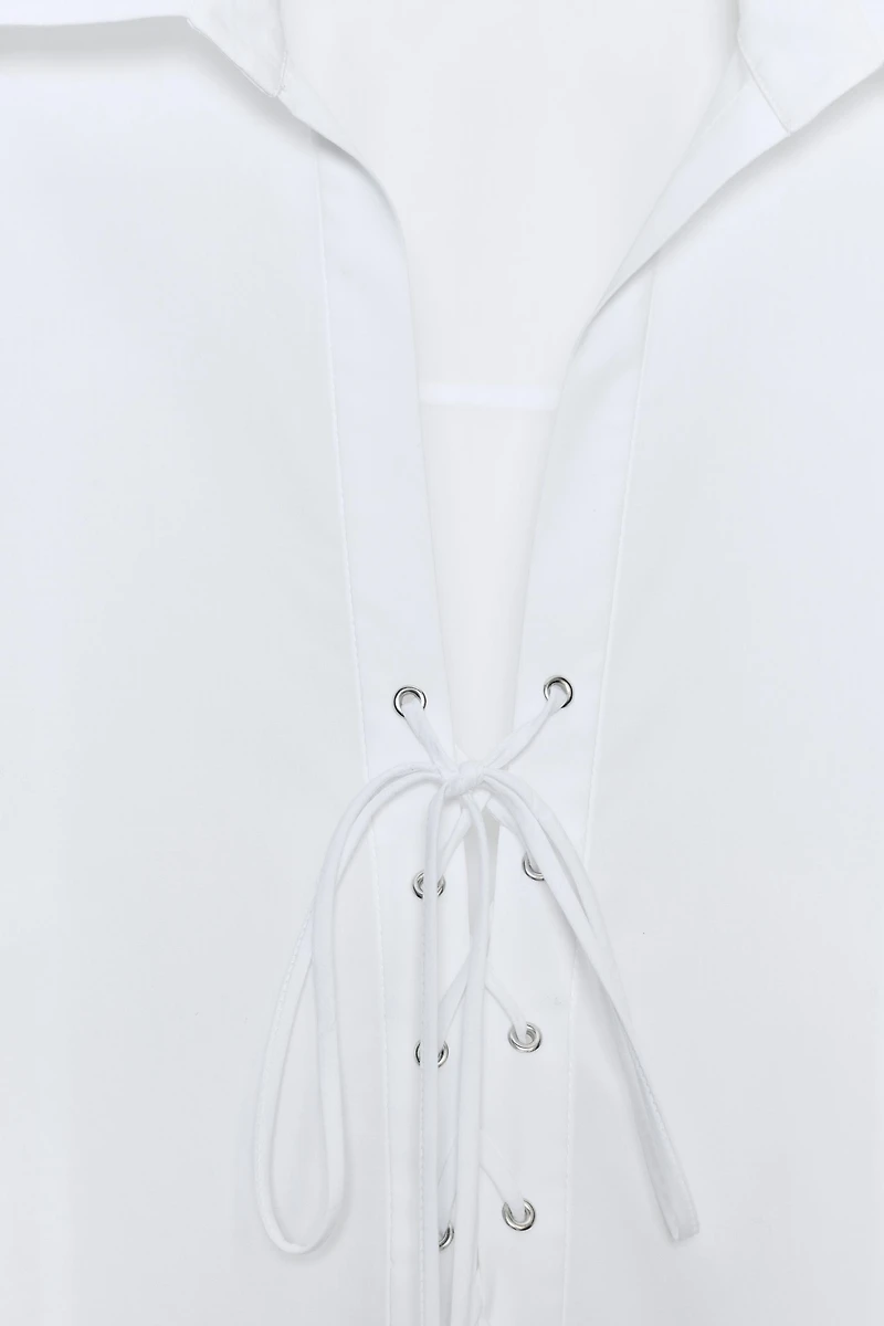 FITTED POPLIN SHIRT