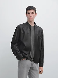 Nappa sheepskin jacket