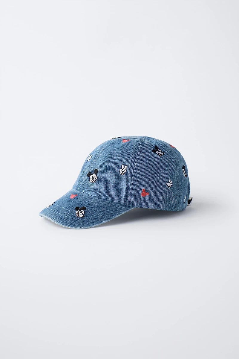MICKEY MOUSE © DISNEY EMBROIDERED DENIM CAP