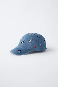 MICKEY MOUSE © DISNEY EMBROIDERED DENIM CAP
