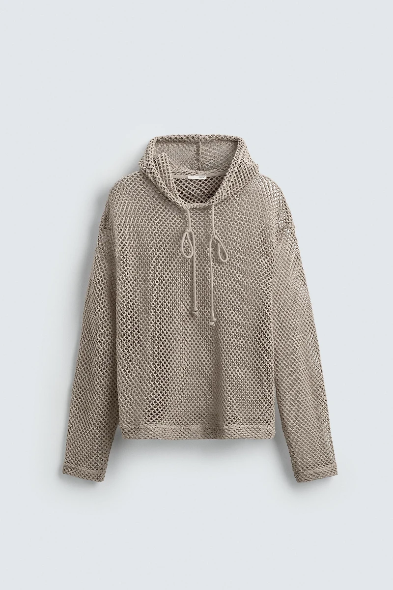 SWEAT STRUCTURÉ CROCHET