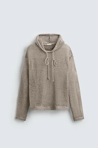 SWEAT STRUCTURÉ CROCHET