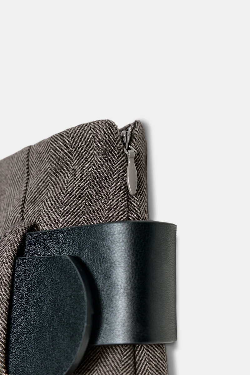 PLEATED BELTED SKORT