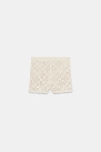POINTELLE KNIT SHORTS