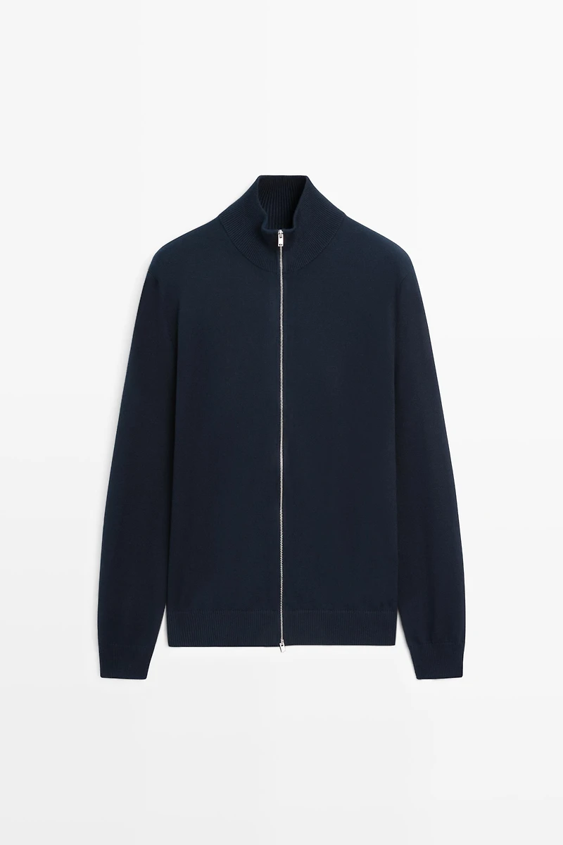 100% cotton knit cardigan