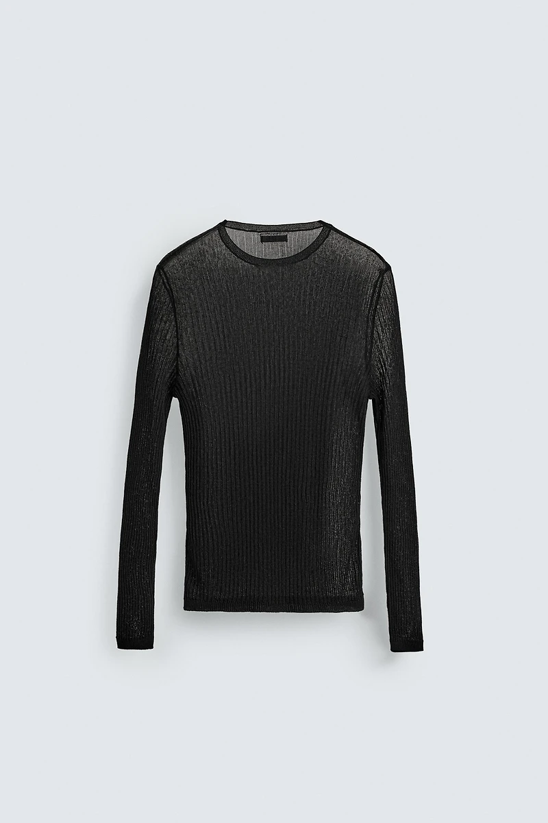 PULL SLIM FIT SEMI-TRANSPARENT