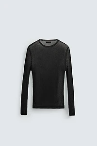 PULL SLIM FIT SEMI-TRANSPARENT