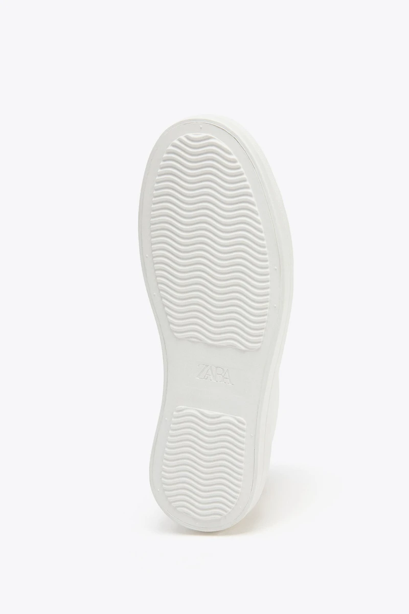 TOPSTITCHING DETAIL SNEAKERS