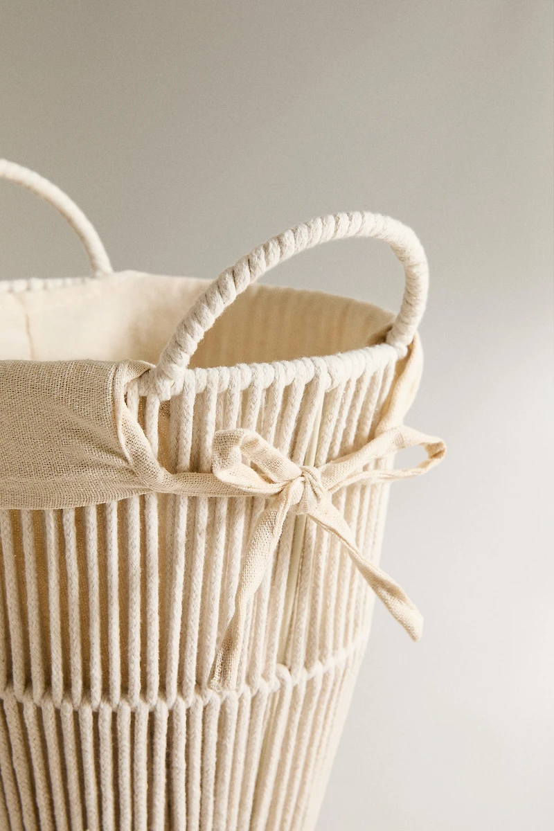 BATHROOM TRASH CAN WITH COTTON LINING