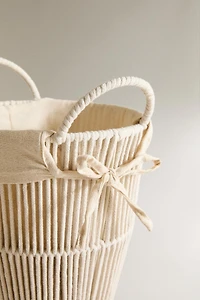 BATHROOM TRASH CAN WITH COTTON LINING