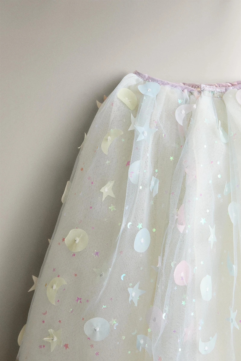 KIDS' SHINY CAPE COSTUME
