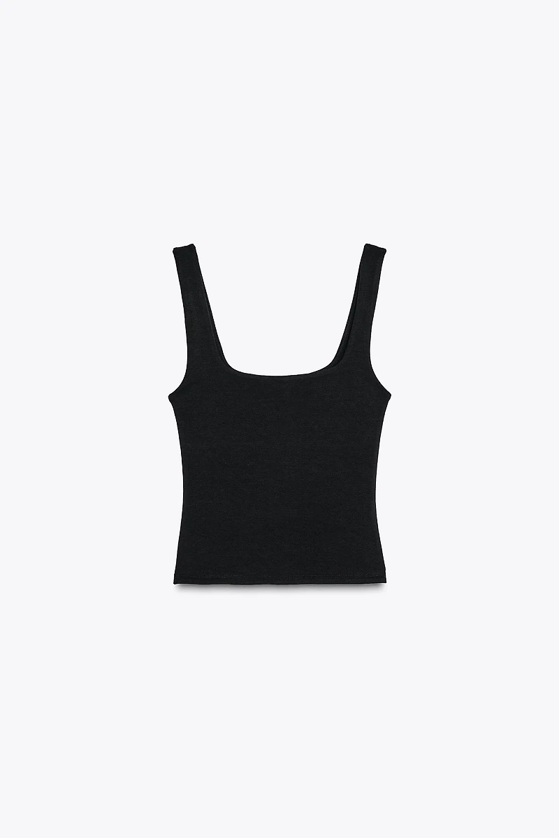 WIDE STRAP TANK TOP