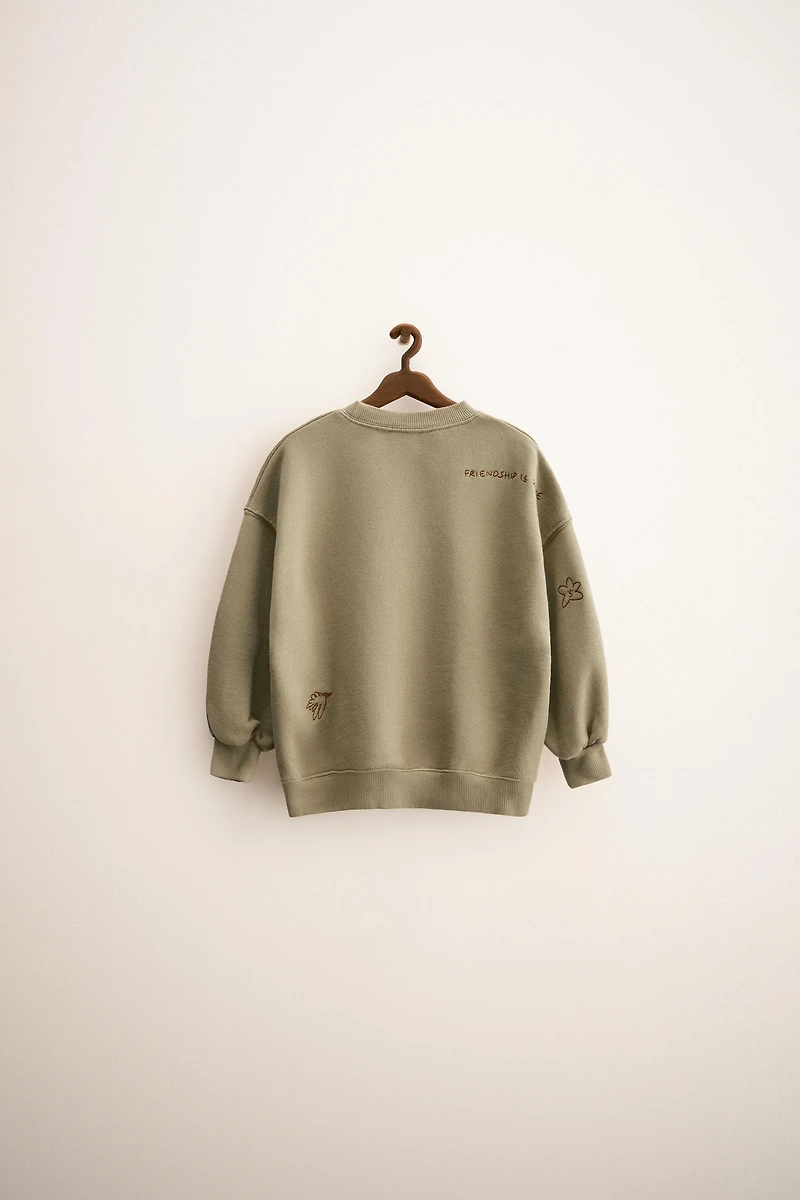 ZARA TIMELESS - SWEAT BRODERIES ORFAYO ©