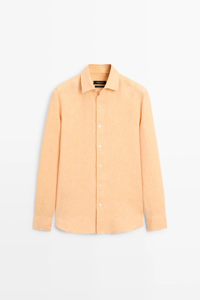 100% linen regular fit shirt