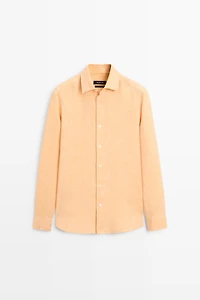 100% linen regular fit shirt