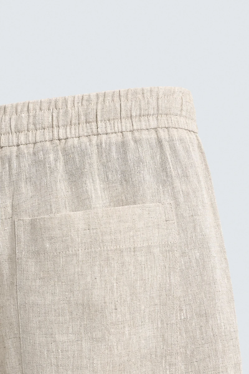 PANTALON RELAXED FIT 100% LIN