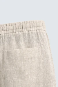 PANTALON RELAXED FIT 100% LIN