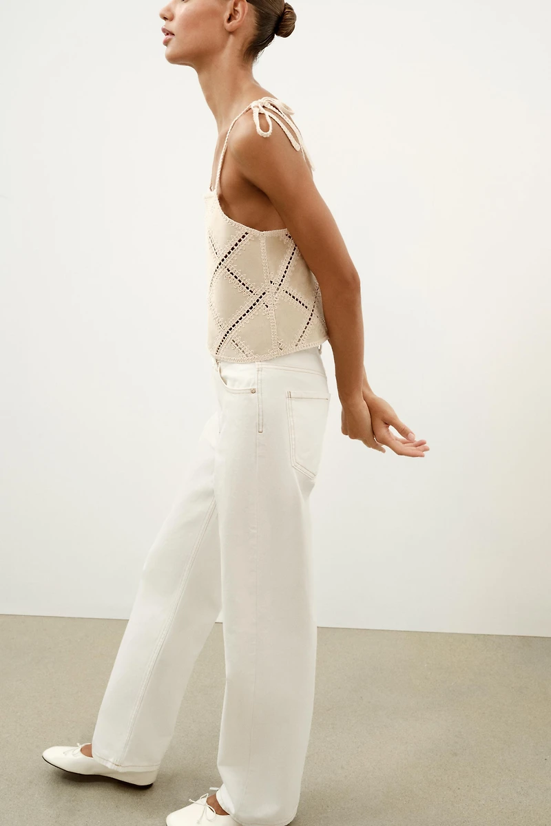 PATCHWORK STRAPPY TOP