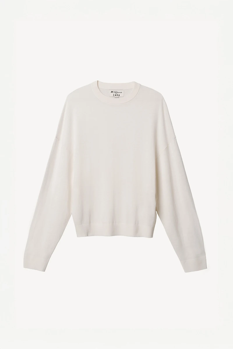 LIGHTWEIGHT WOOL BLEND JUMPER WILLY CHAVARRIA X ZARA