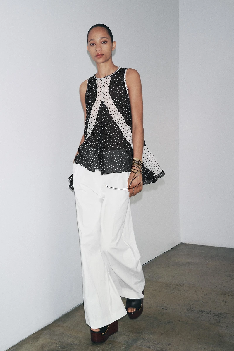POLKA DOT TOP ZW COLLECTION