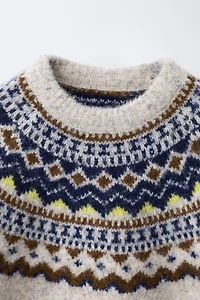 PULL EN TRICOT JACQUARD