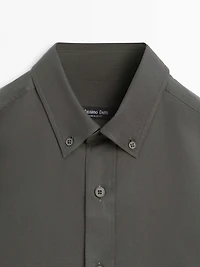 Regular fit cotton shirt