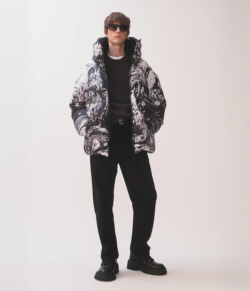 MARIO SORRENTI PRINTED PUFFER
