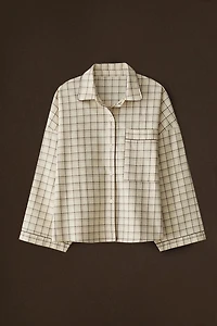 CHRISTMAS CHECK COTTON PAJAMA SET