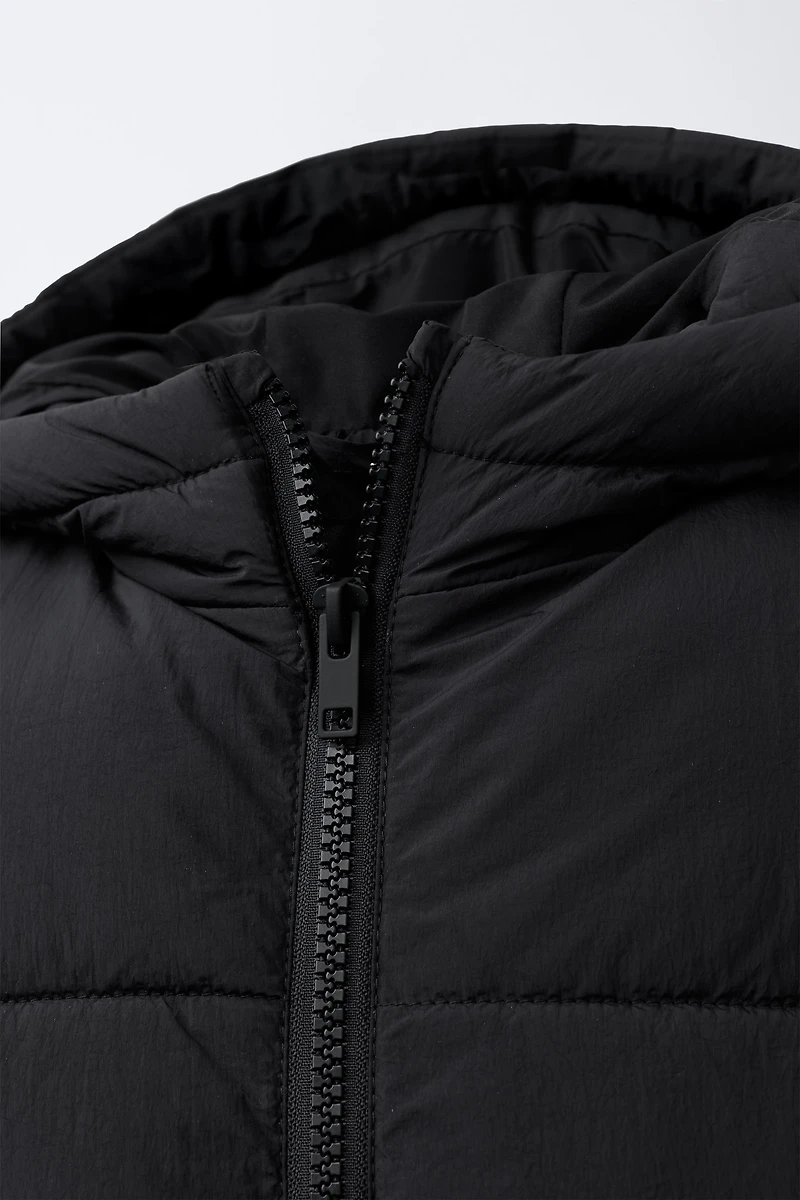 HOODED PADDED VEST