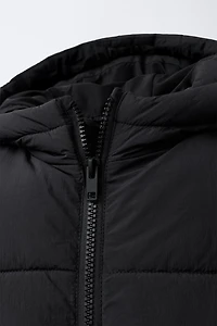 HOODED PADDED VEST