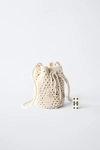 CROCHET CROSSBODY BAG WITH MARINE DETAILS