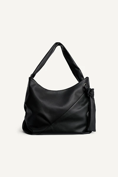 LEATHER SHOPPER BAG