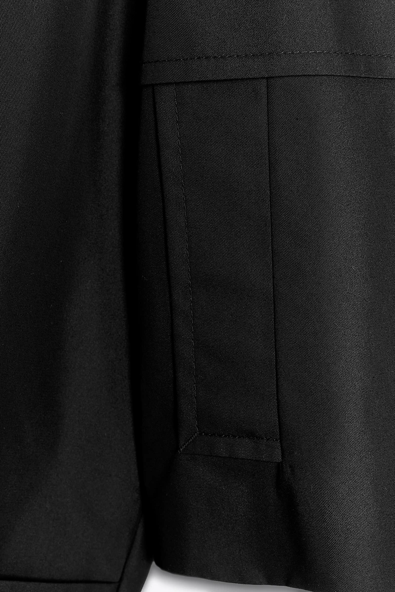 ZW COLLECTION WATER REPELLENT SHORT TRENCH COAT