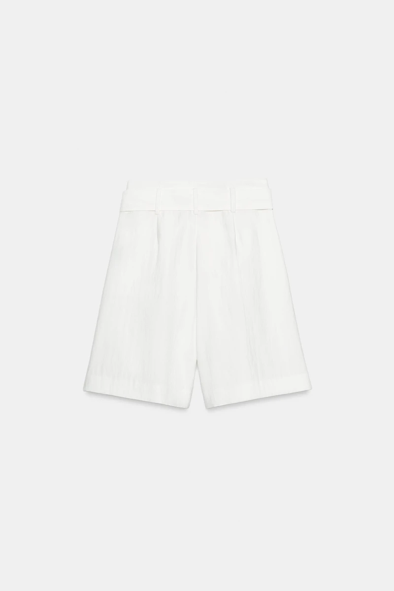 SHORT AVEC CEINTURE À NŒUD