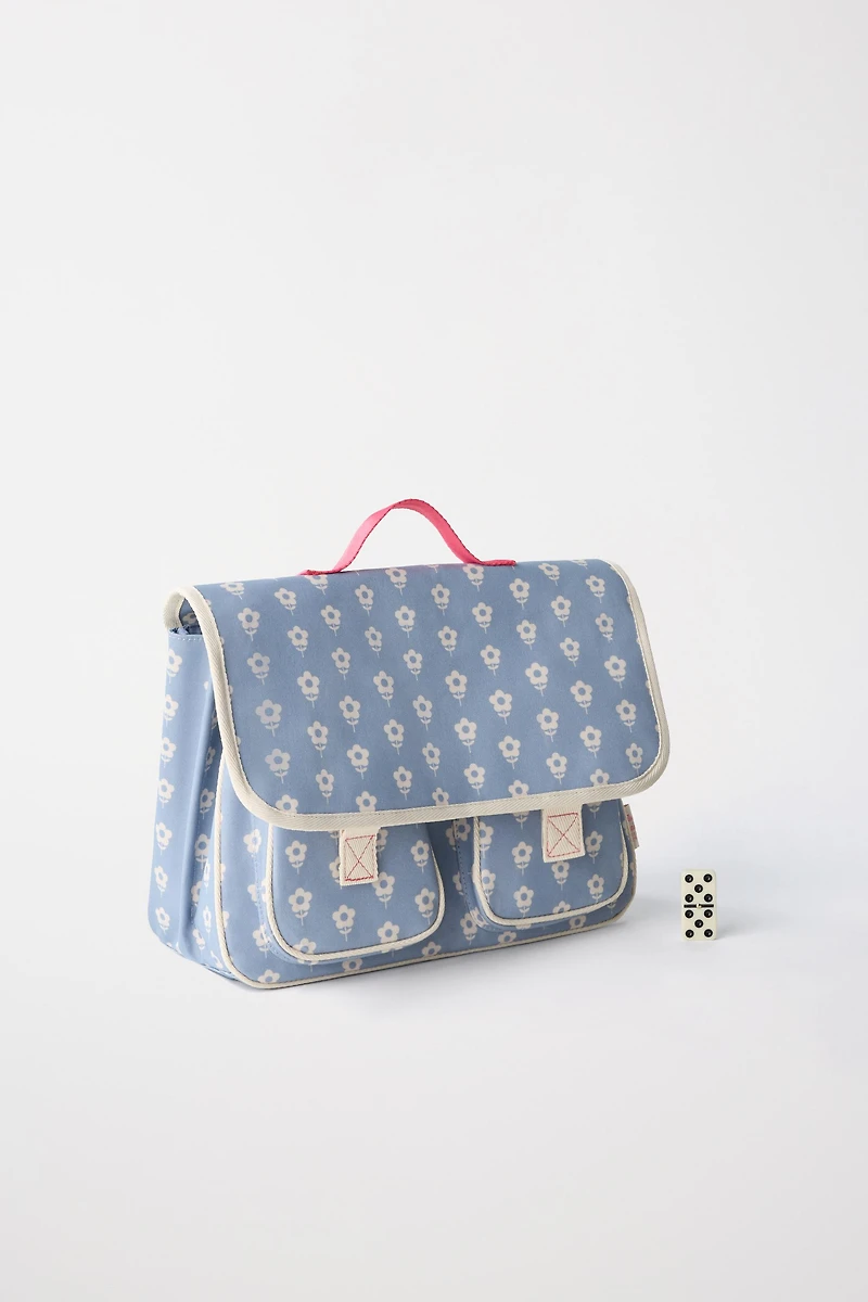 FLORAL SATCHEL BACKPACK