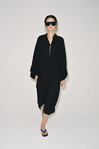 ROBE TUNIQUE À BRANDEBOURGS ZW COLLECTION