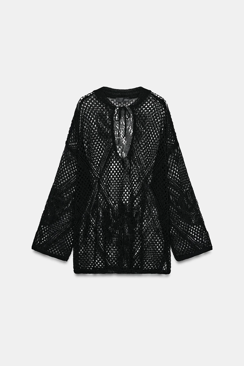 OPENWORK KNIT JUMPER
