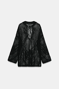 OPENWORK KNIT JUMPER