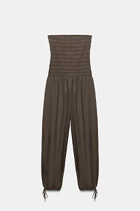 RUSTIC RUFFLED JUMPSUIT