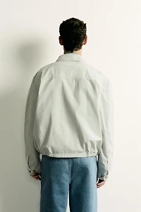 WASHED COTTON REGULAR FIT JACKET
