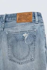 FLARE LOW-RISE JEANS HARRY LAMBERT FOR ZARA X DISNEY