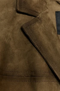 100% SUEDE OVERSIZED BLAZER ZW COLLECTION LIMITED EDITION