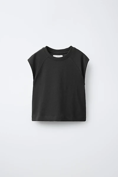 PLAIN RAGLAN SLEEVE T-SHIRT